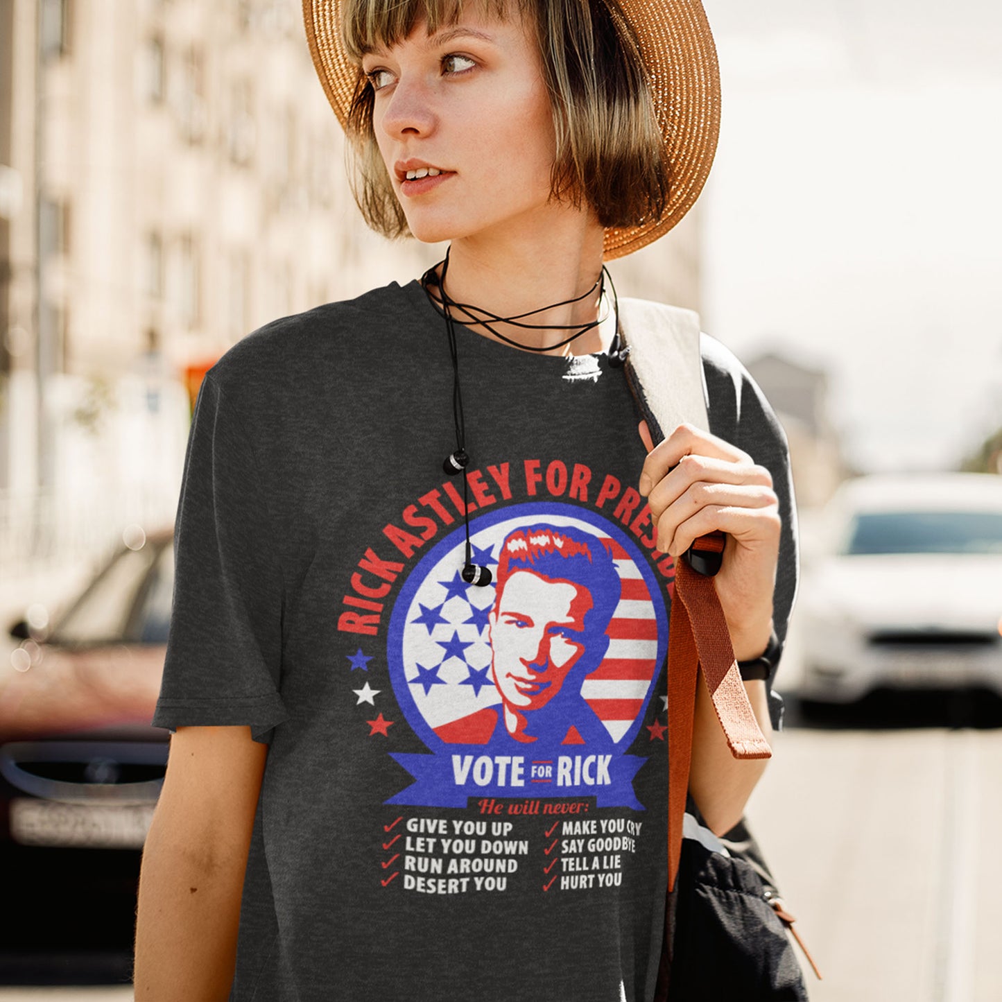 Rick Astley For President Unisex T-Shirt