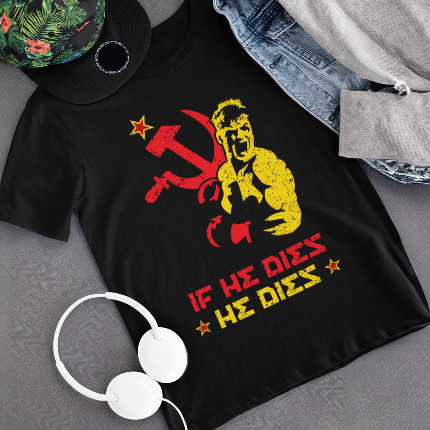 Ivan Drago If He Dies He Dies Unisex T-Shirt