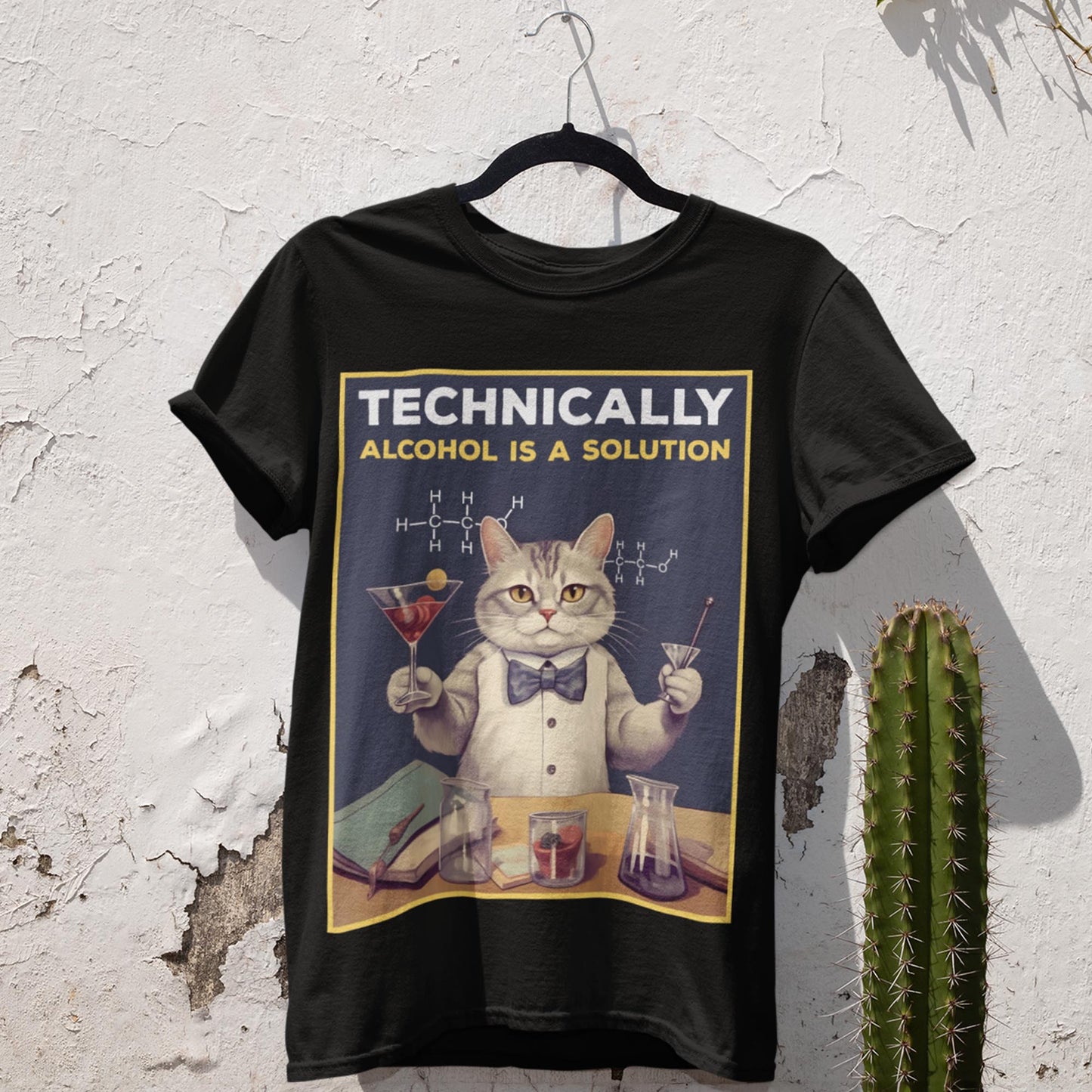 Technically Alcohol Is A Solution Unisex T-Shirt