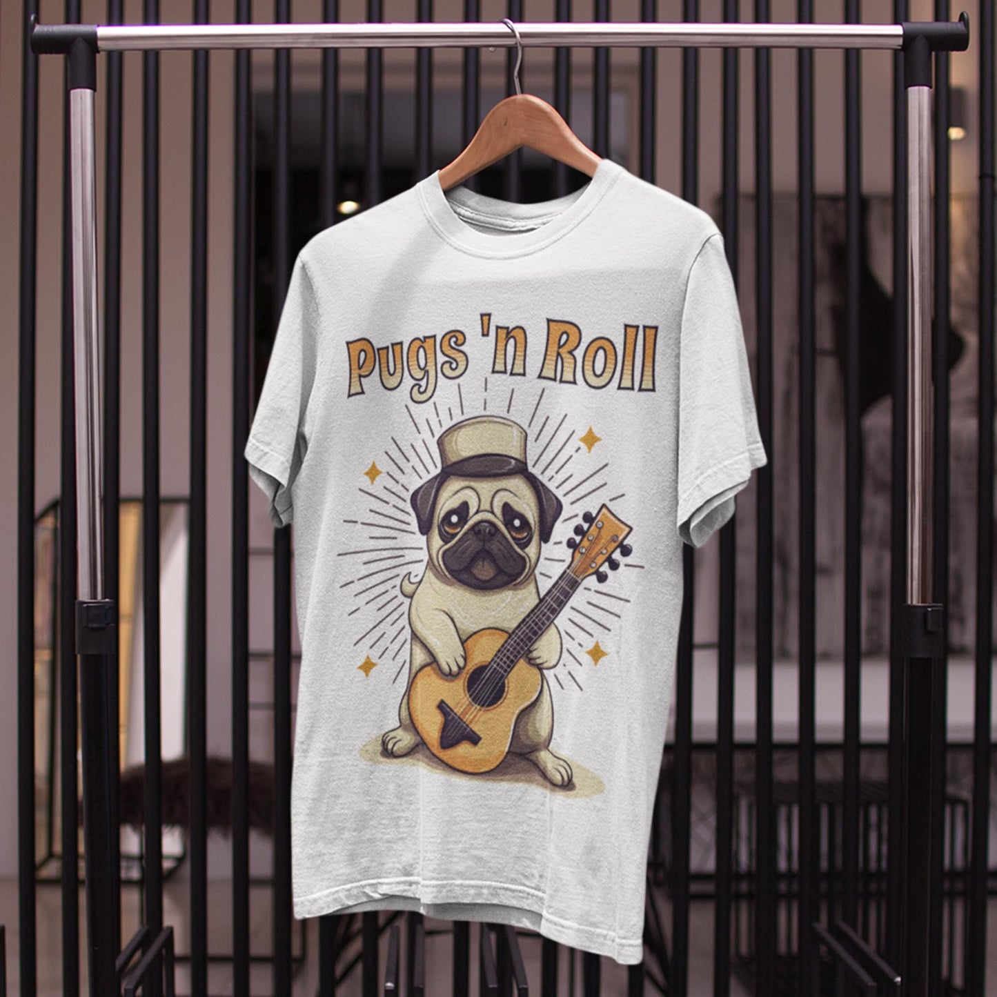 Pugs 'N Roll Unisex T-Shirt