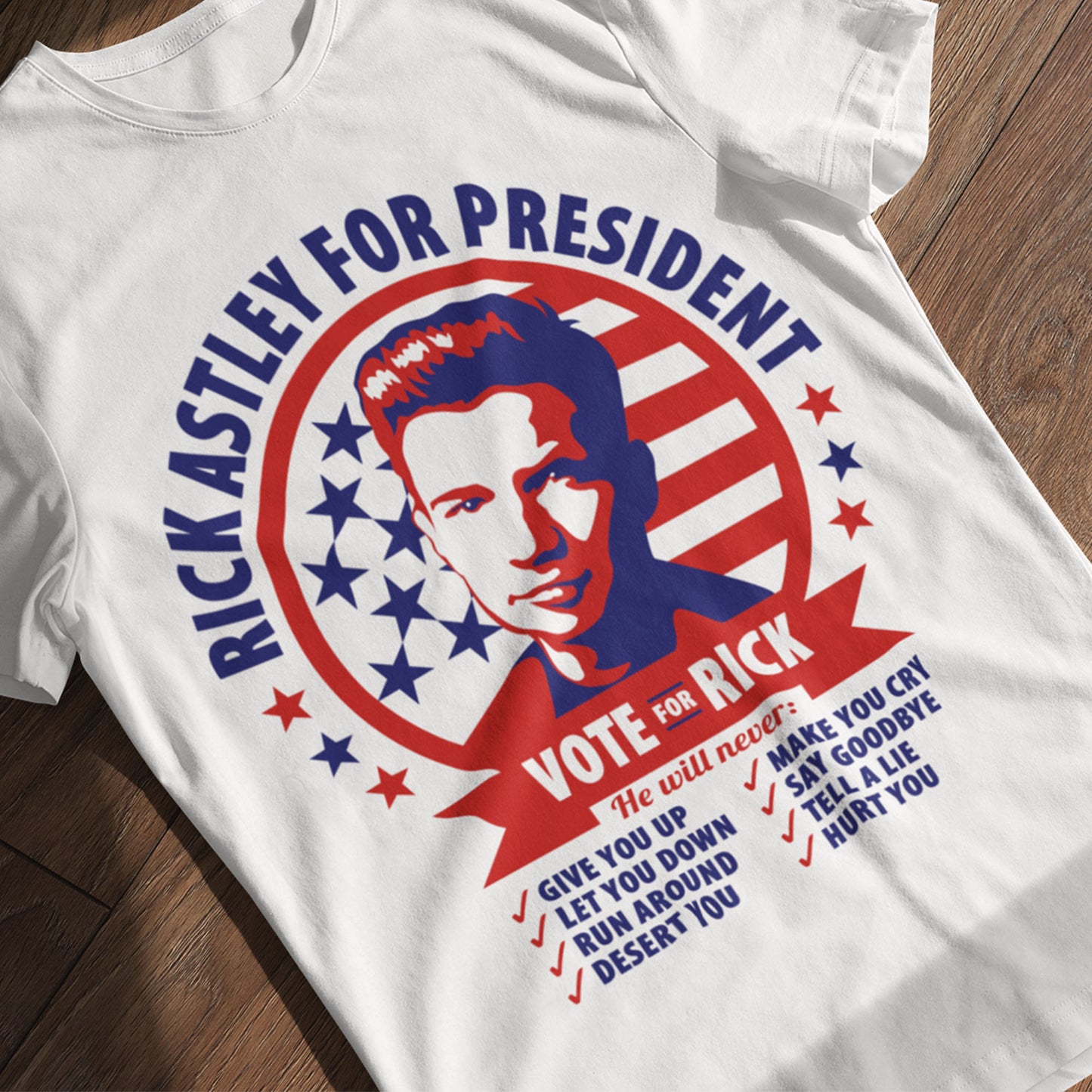 Rick Astley For President Unisex T-Shirt