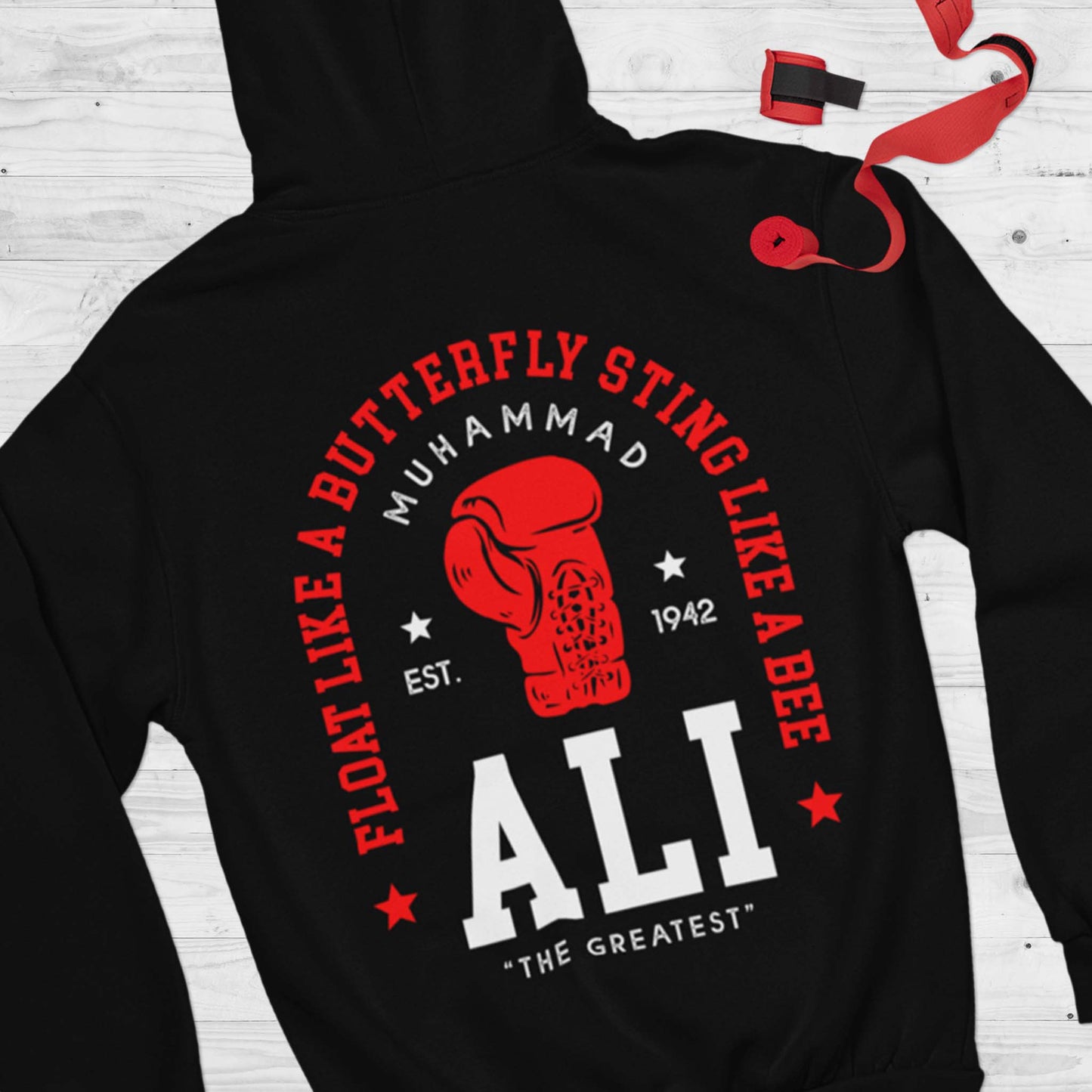Muhammad Ali Front & Back Unisex Hoodie