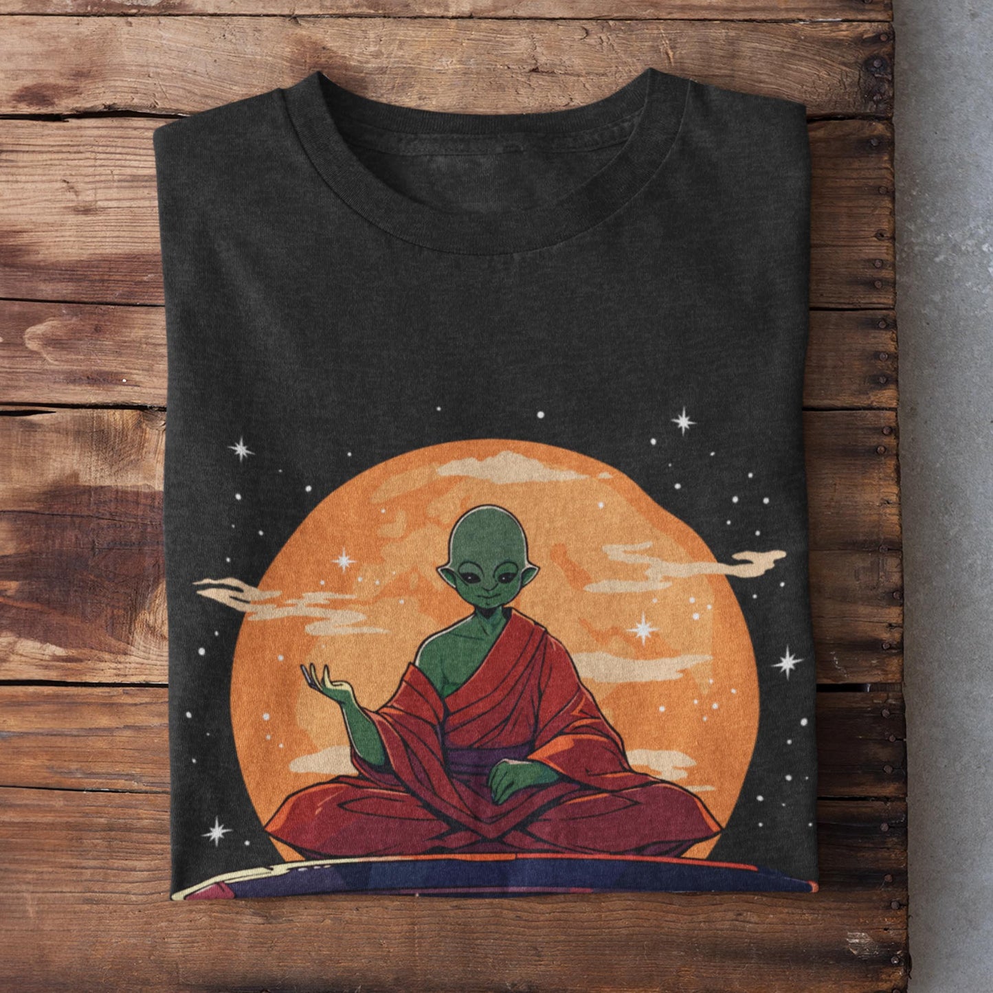 Alien Buddha Unisex T-Shirt
