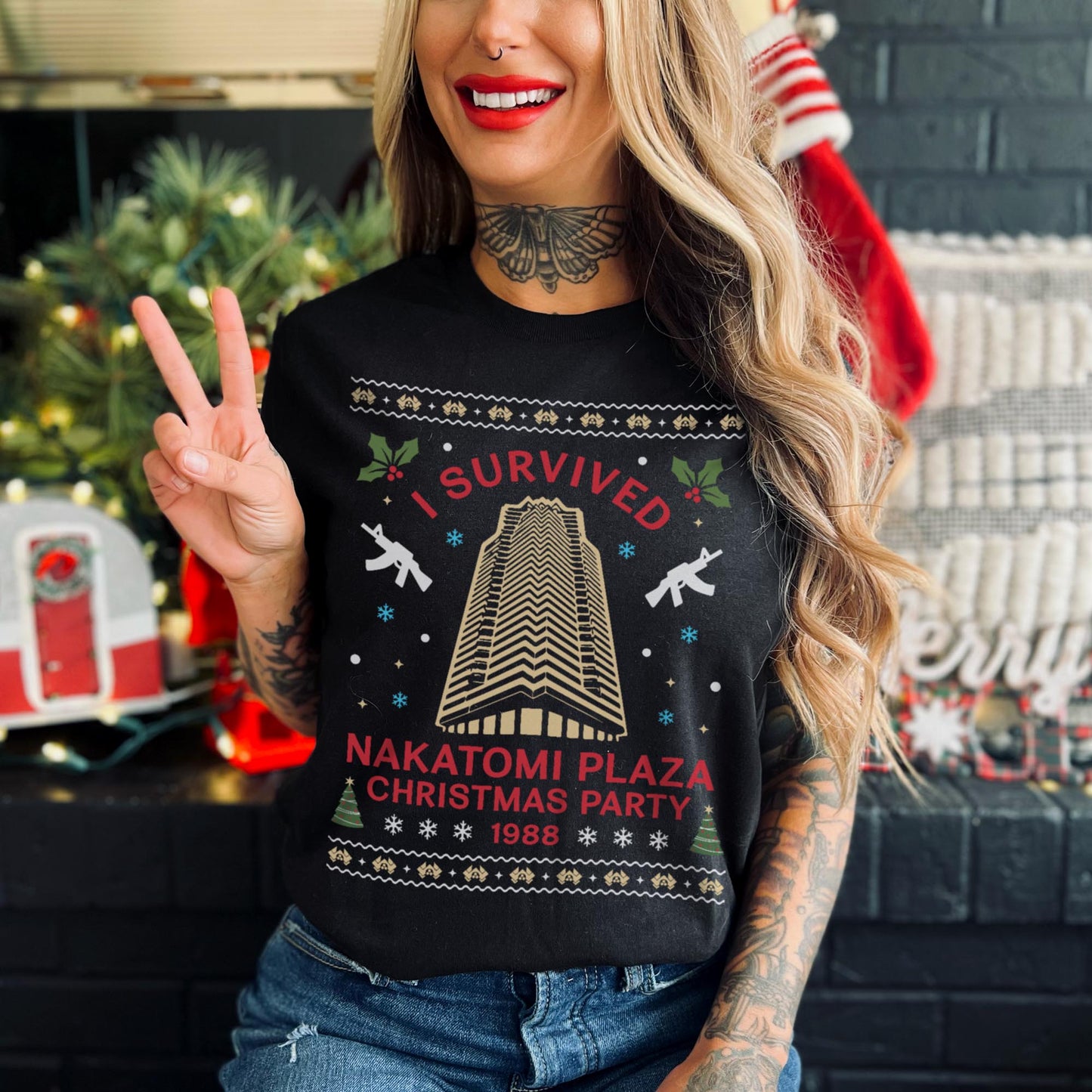 I Survived Nakatomi Plaza Christmas Party T-Shirt
