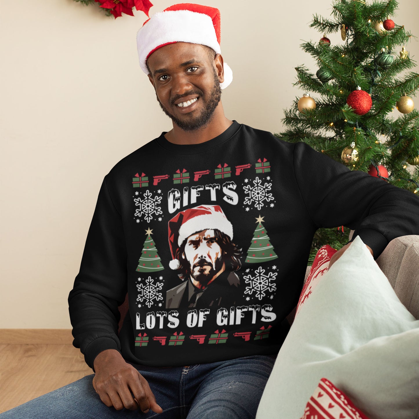 Lots Of Gifts Christmas Sweatshirt