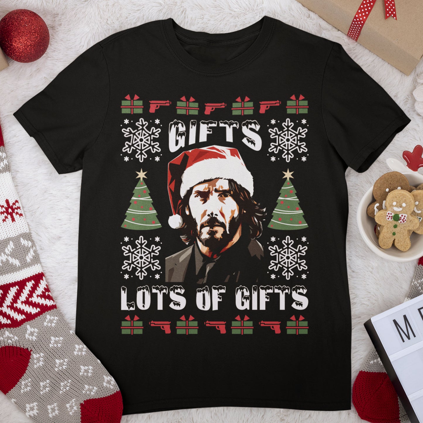 Lots Of Gifts Christmas T-Shirt