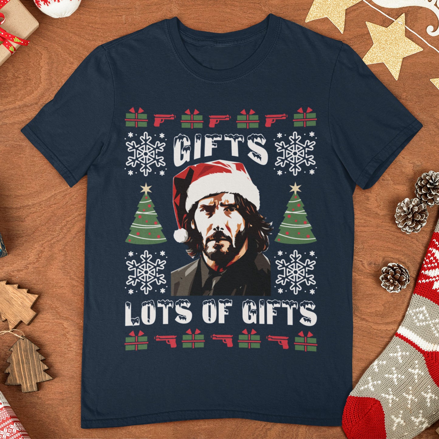 Lots Of Gifts Christmas T-Shirt