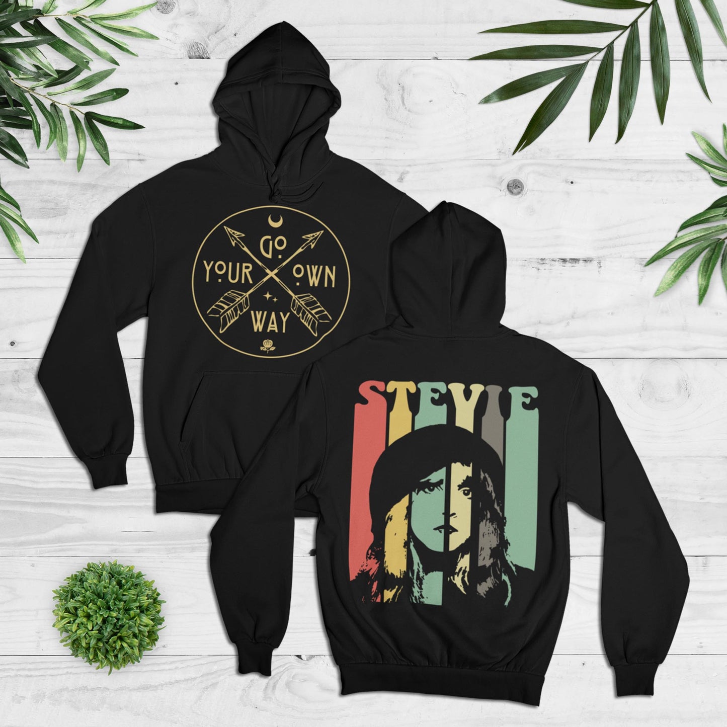 Go Your Own Way Front & Back Unisex Hoodie