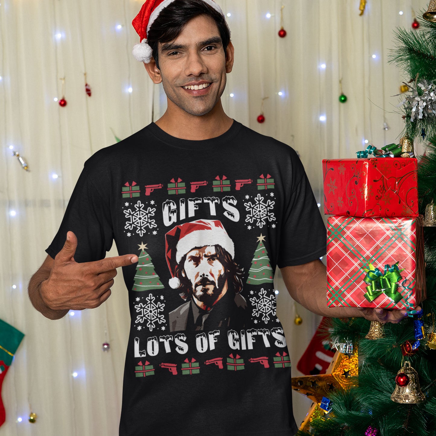 Lots Of Gifts Christmas T-Shirt