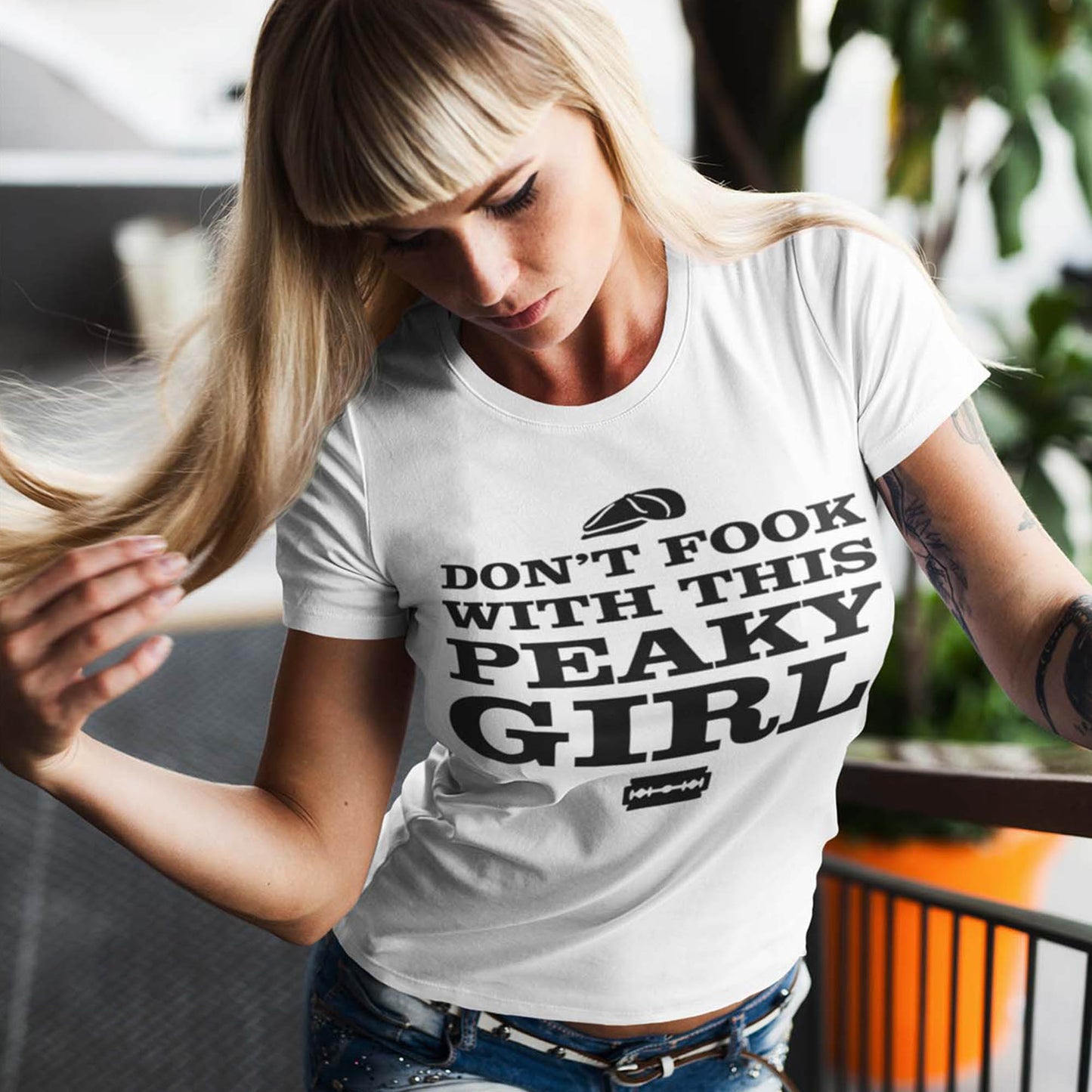 Don't Fook With This Peaky Girl Unisex T-Shirt