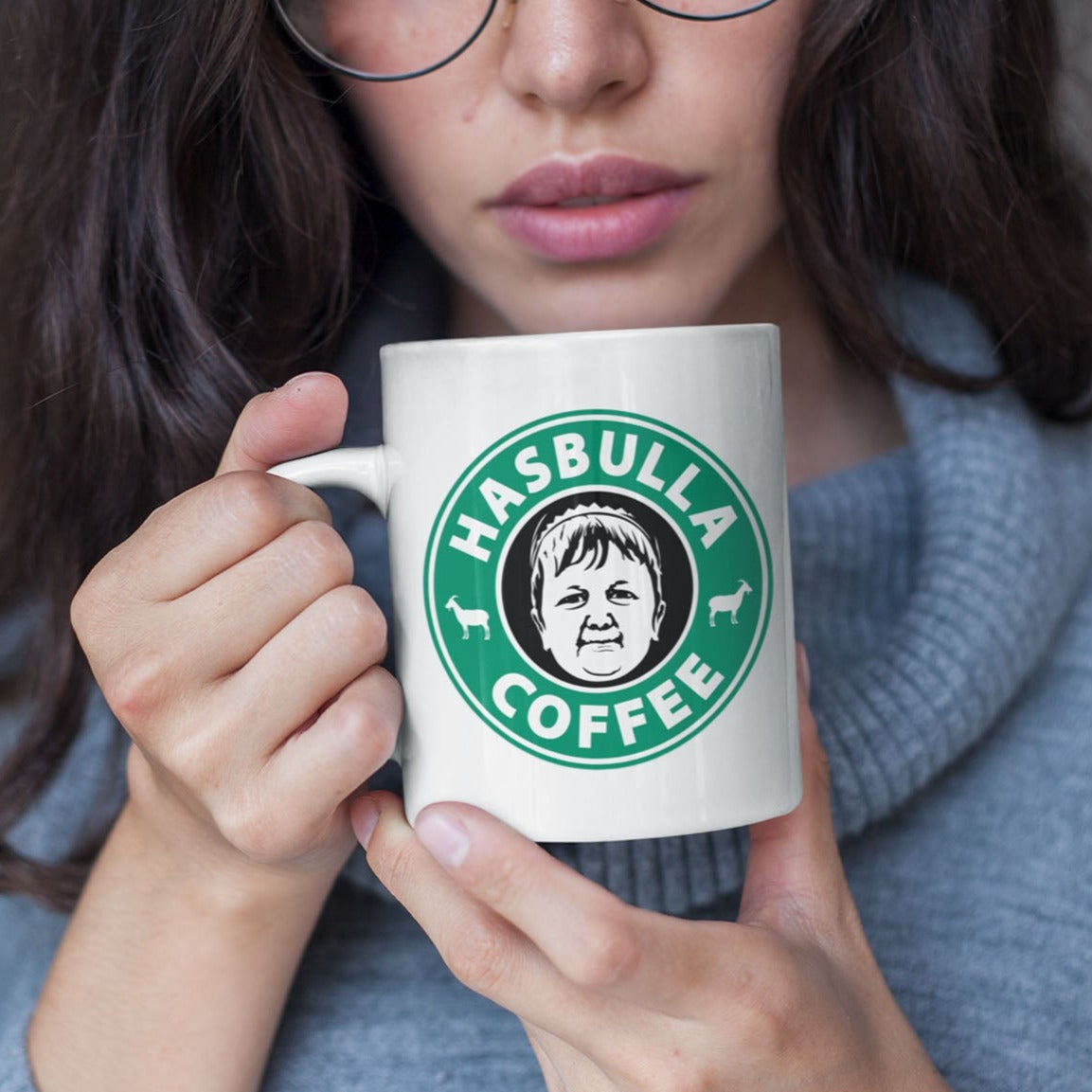 Hasbulla Coffee Novelty 11oz Ceramic Mug