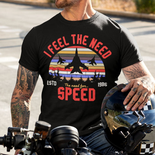 I Feel The Need - Retro Unisex T-Shirt