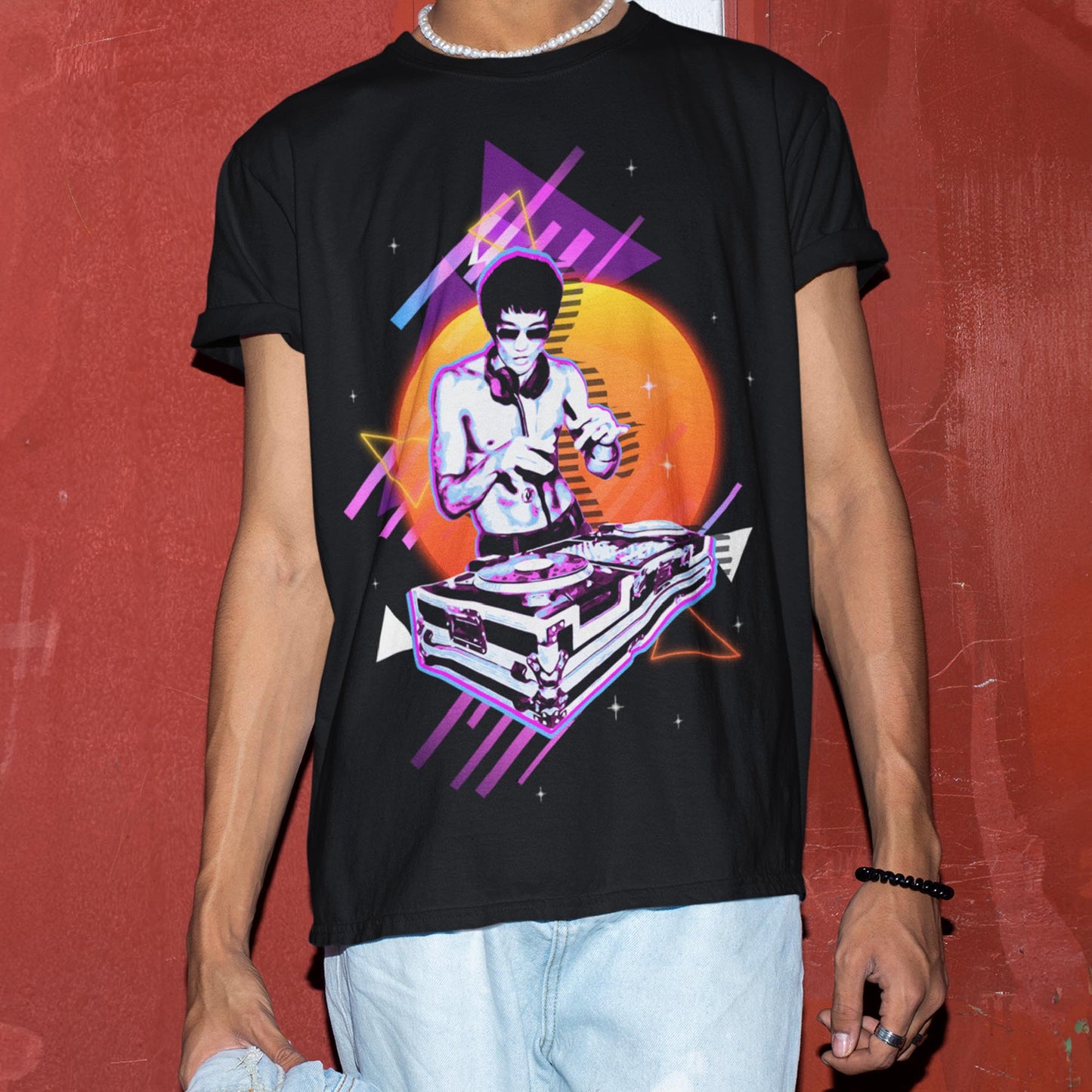 DJ Bruce Retro Unisex T-Shirt