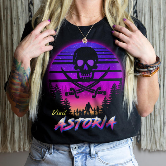 Visit Astoria Goonies Retro Unisex T-Shirt