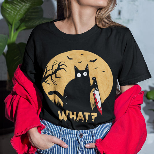 What? Funny Cat Unisex T-Shirt