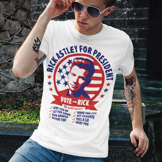 Rick Astley For President Unisex T-Shirt