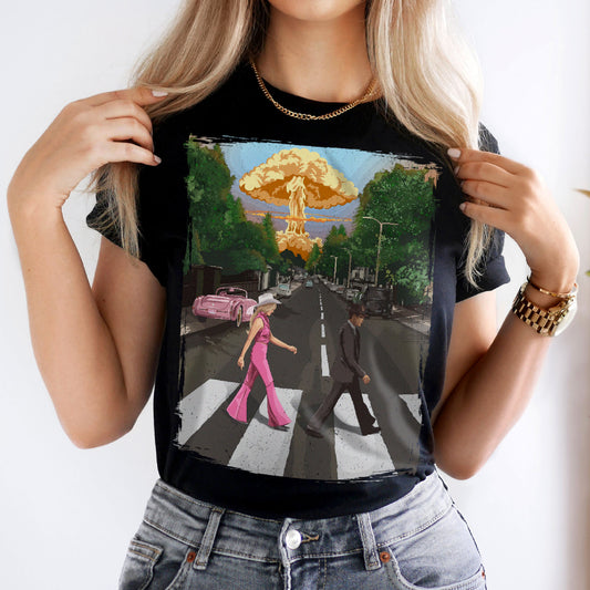 Barbenheimer Road Unisex T-Shirt