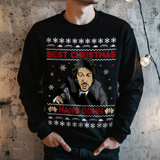 Best Christmas Hans Down Sweatshirt