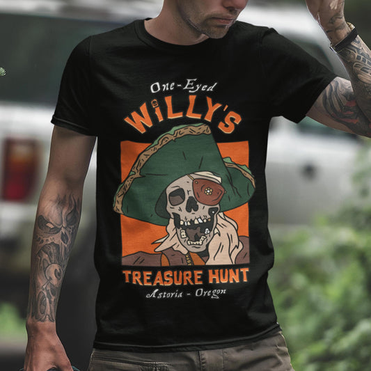 One-Eyed Willy's Treasure Hunt Unisex T-Shirt