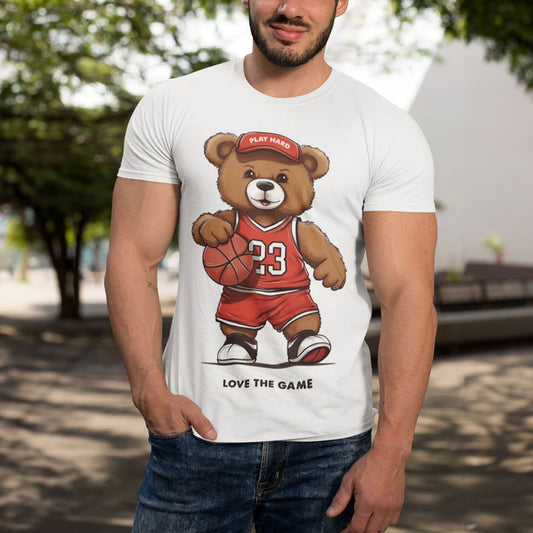 Teddy Bear Basketball Unisex T-Shirt