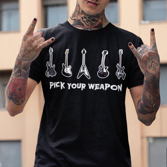 Pick Your Weapon Unisex T-Shirt