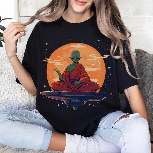 Alien Buddha Unisex T-Shirt