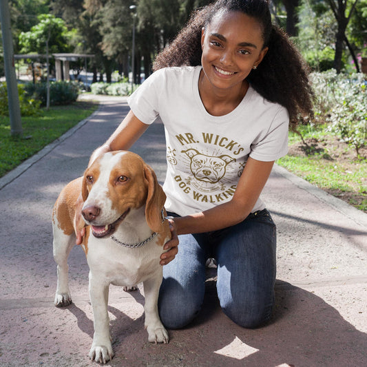 Mr. Wick's Dog Walking Unisex T-Shirt