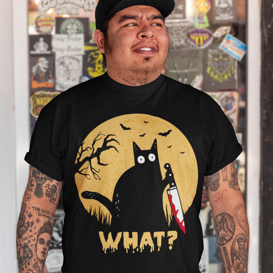 What? Funny Cat Unisex T-Shirt