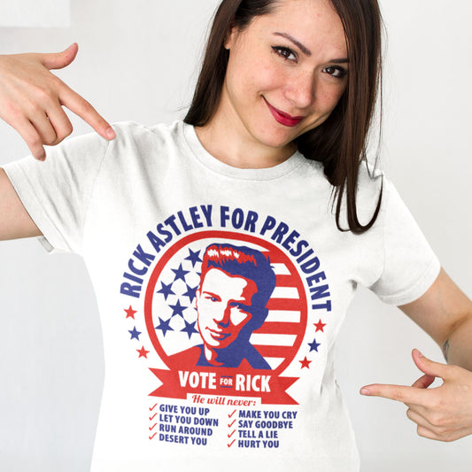 Rick Astley For President Unisex T-Shirt