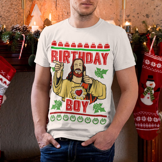 Jesus Birthday Boy Christmas T-Shirt