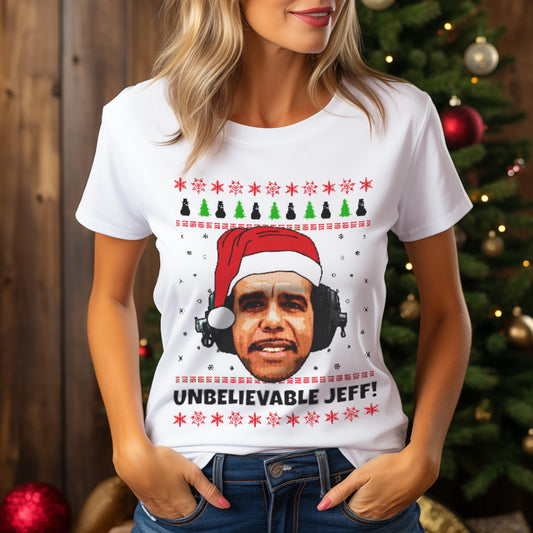 Unbelievable Jeff Christmas T-Shirt