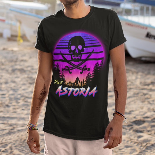 Visit Astoria Goonies Retro Unisex T-Shirt