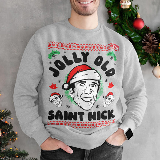 Jolly Old Saint Nick Christmas Sweatshirt
