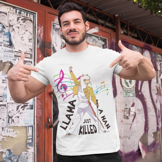 Llama Just Killed A Man Unisex T-Shirt