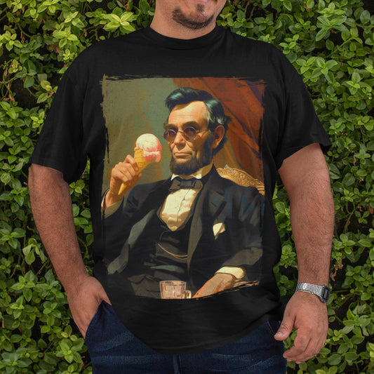 Abraham Lincoln Ice Cream Unisex T-Shirt