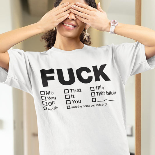 Fuck Tick List Unisex T-Shirt