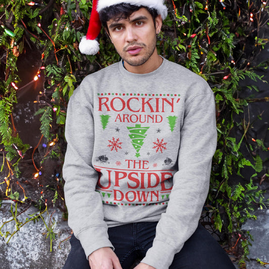 Rockin' Around The Upside Down Christmas Sweatshirt