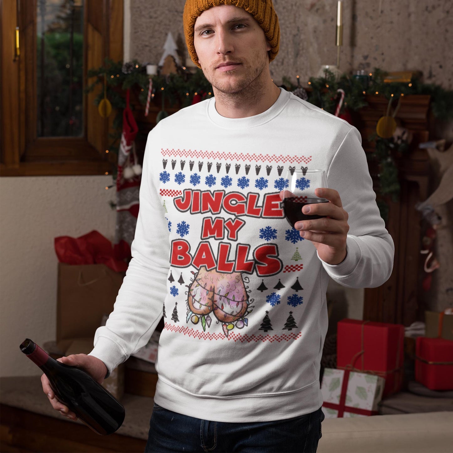 Jingle My Balls Christmas Sweatshirt