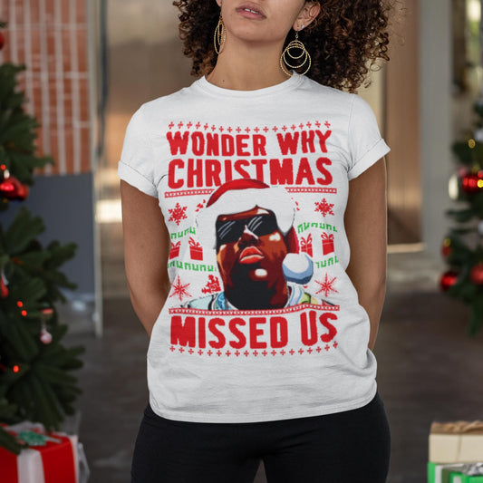 Wonder Why Christmas Missed Us T-Shirt