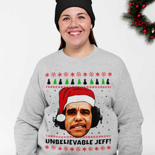 Unbelievable Jeff Christmas Sweatshirt