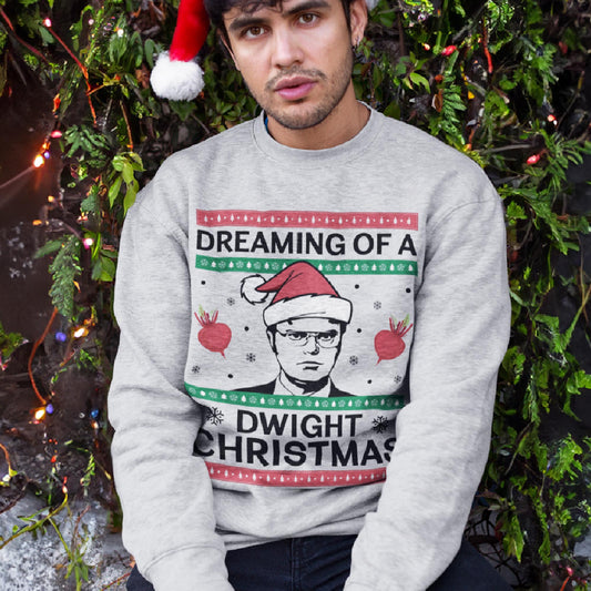 Dreaming Of A Dwight Christmas Sweatshirt