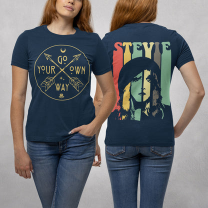 Go Your Own Way Unisex Front & Back T-Shirt