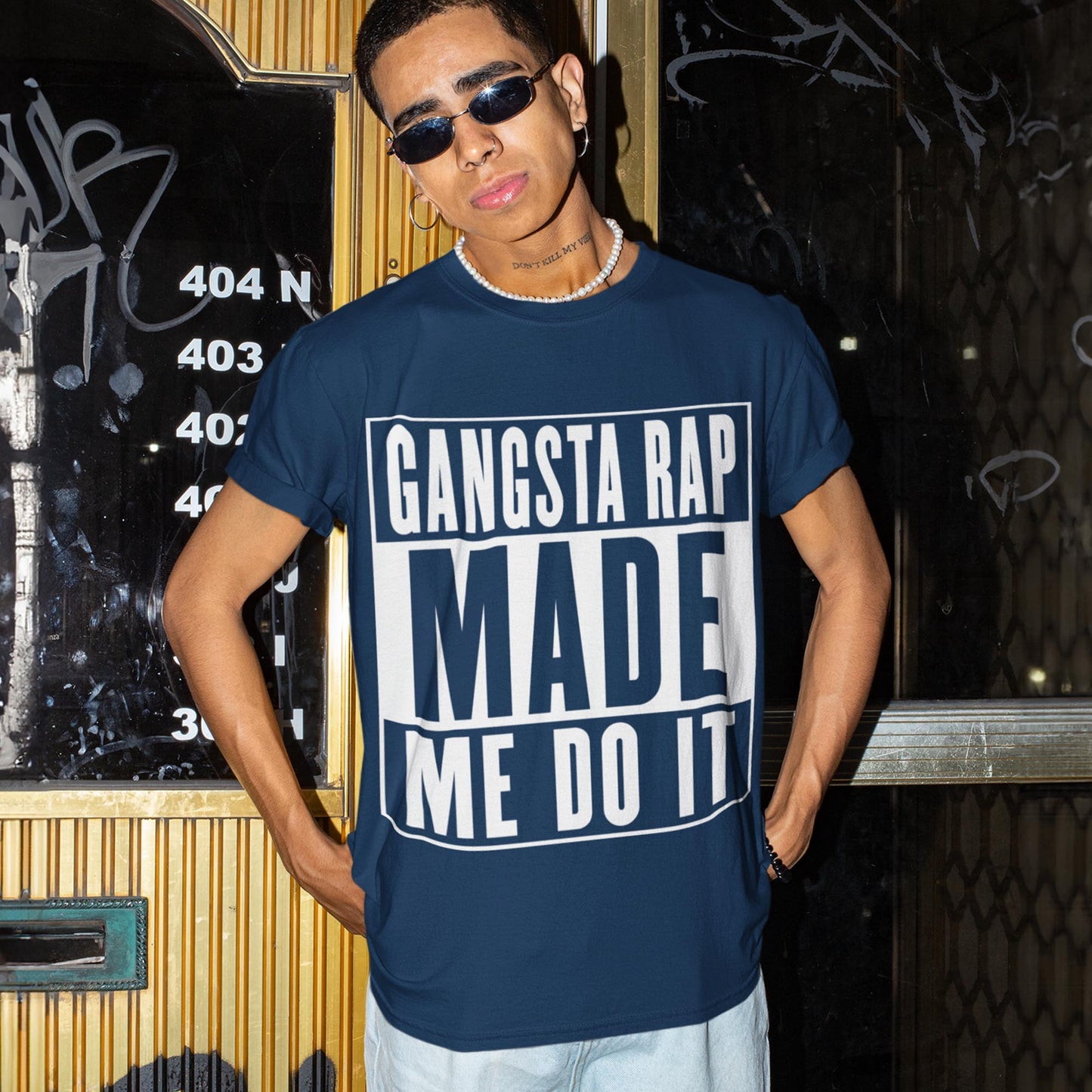 Gangsta Rap Made Me Do It Unisex T-Shirt