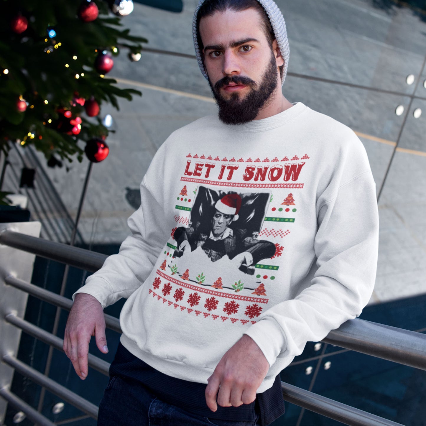 Scarface let it snow hotsell christmas sweater