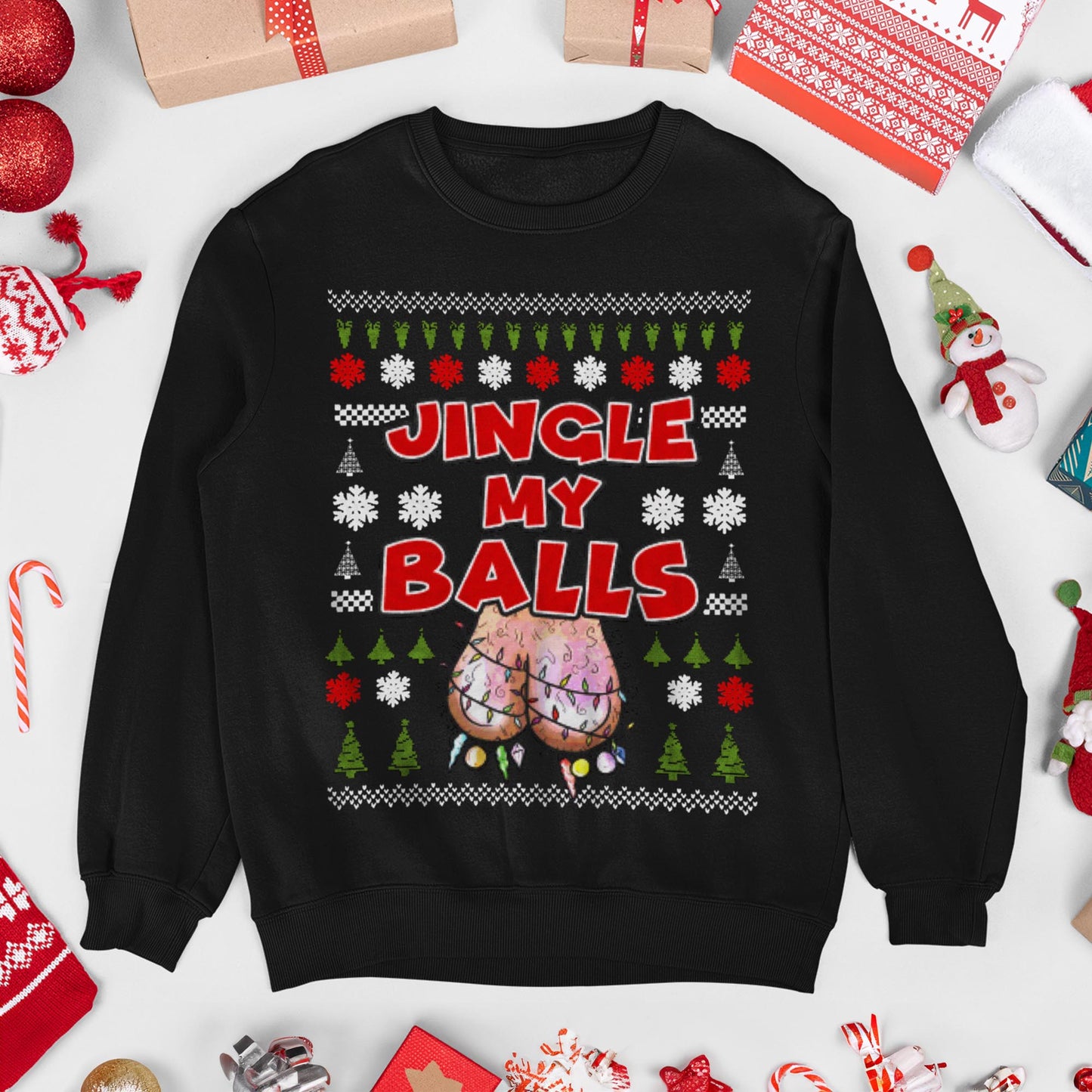 Jingle My Balls Christmas Sweatshirt