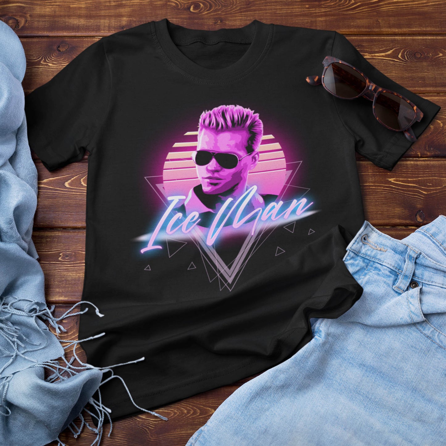 Ice Man Retro Unisex T-Shirt