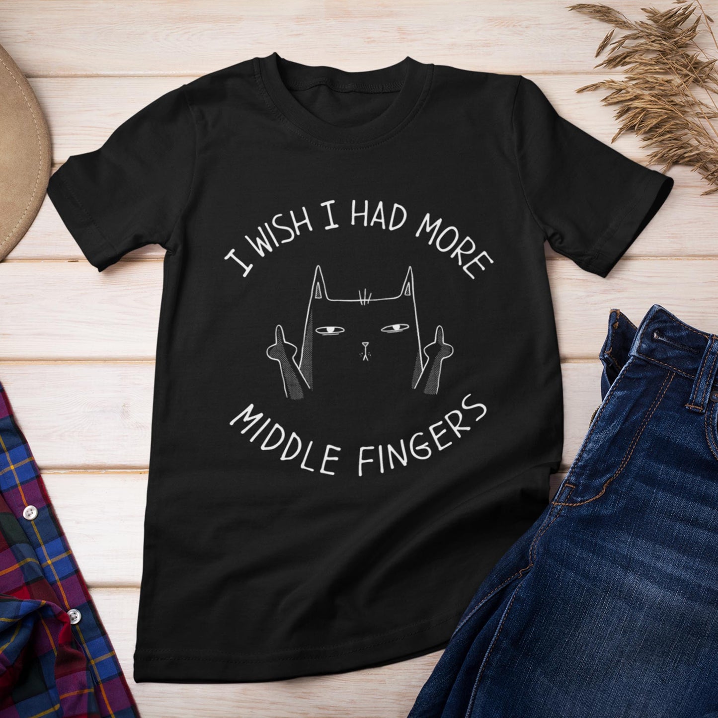 I Wish I Had More Middle Fingers Unisex T-Shirt