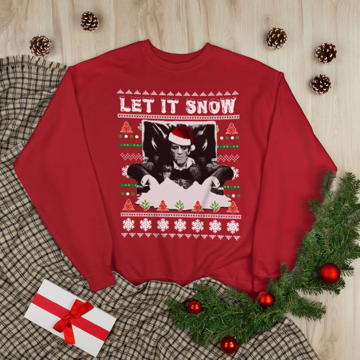 Let it clearance snow christmas sweater