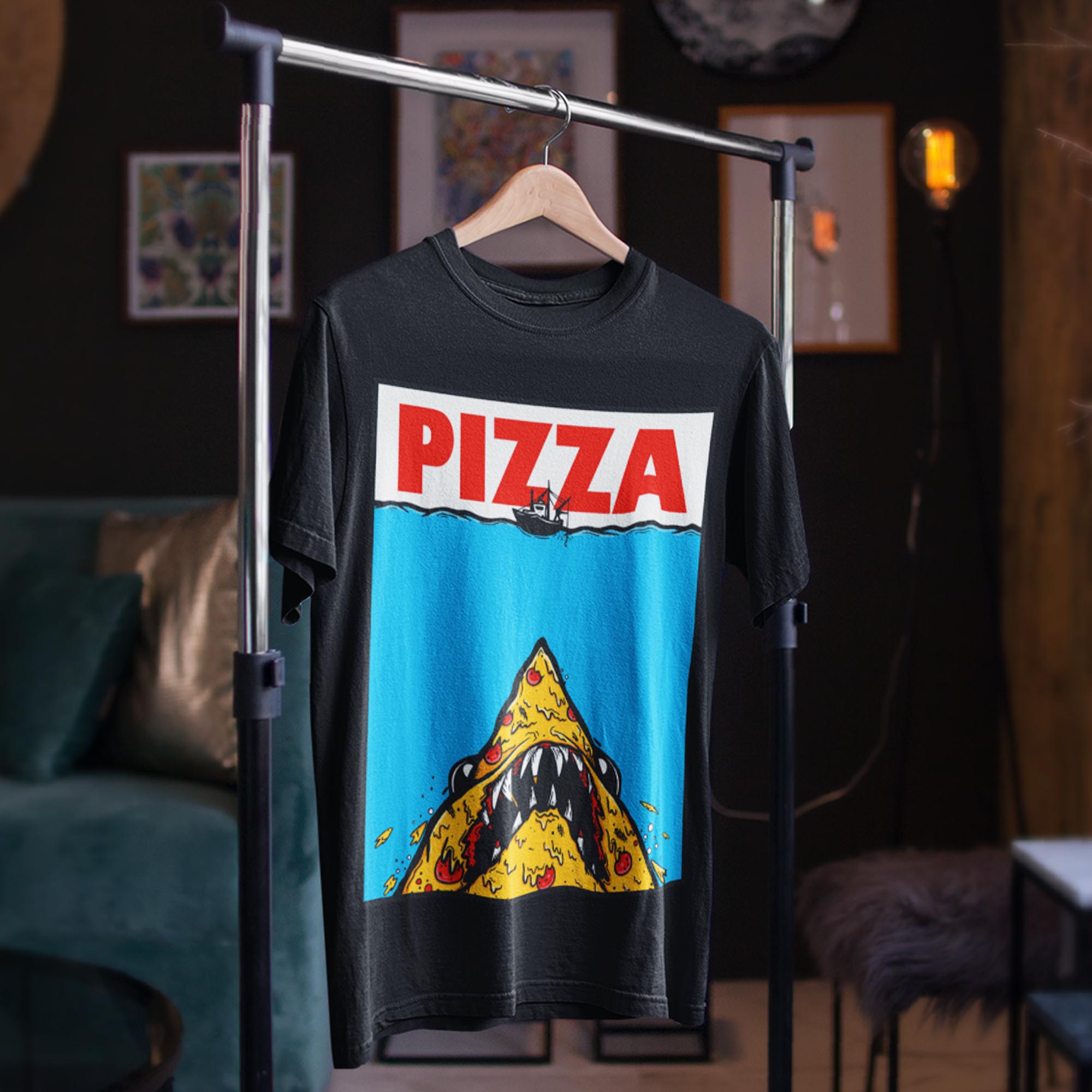 Pizza jaws 2025 t shirt