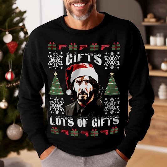 Lots Of Gifts Christmas Sweatshirt